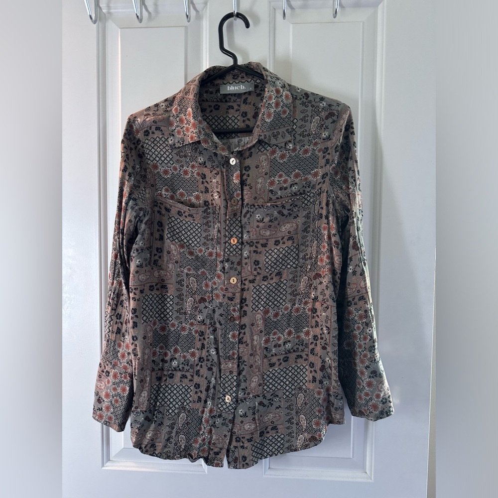 Blue b blouse